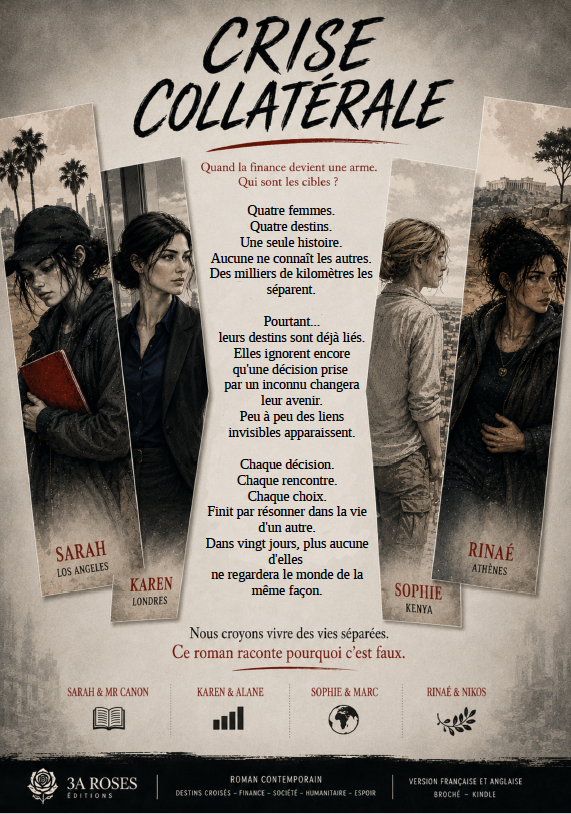 Crise Collatérale press poster with bookmarks