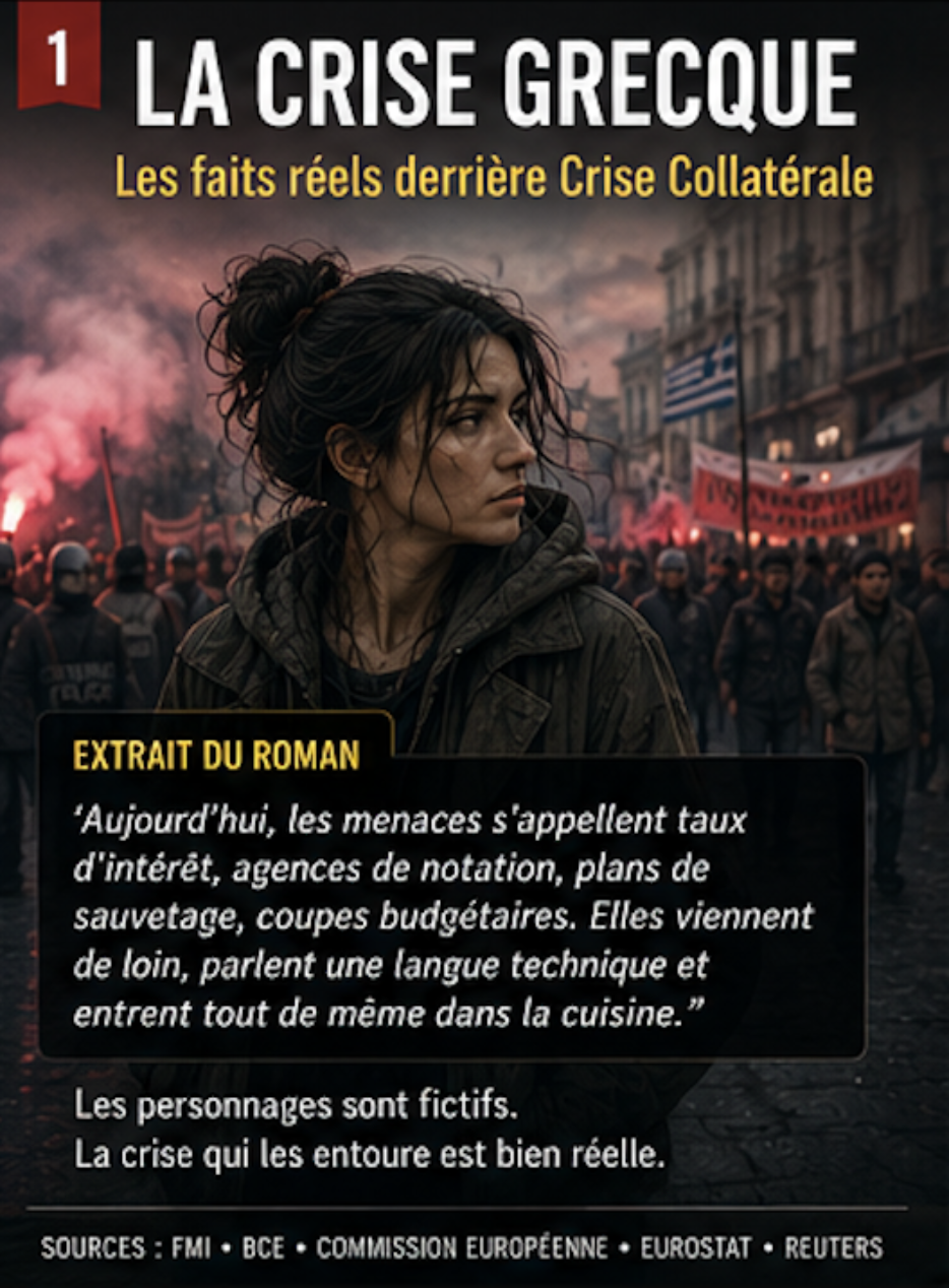 La crise grecque, les faits réels derrière Crise Collatérale